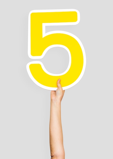 El significado del símbolo de: el número 5