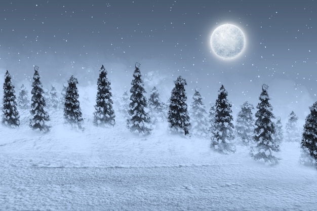 La luna de nieve: un símbolo de serenidad y renovación