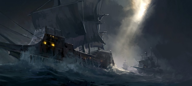 Significado de soñar con barco de guerra